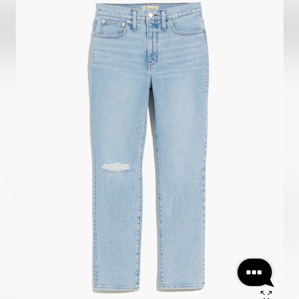 Madewell The Perfect Vintage Crop Jean in Sudbury Wash 26 - Picture 5 of 9